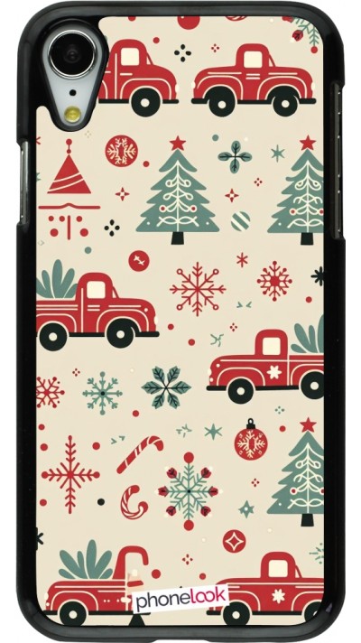 iPhone XR Case Hülle - Weihnachten 2024 Lkw Tanne