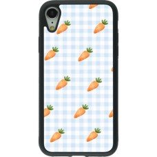 iPhone XR Case Hülle - Silikon schwarz Easter 2026 Pattern carrots