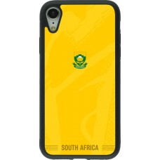 iPhone XR Case Hülle - Silikon schwarz Südafrika 2026 personalisierbares Fussballtrikot