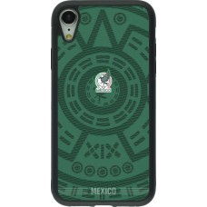 iPhone XR Case Hülle - Silikon schwarz Mexiko 2026 personalisierbares Fussballtrikot