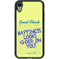 iPhone XR Case Hülle - Silikon schwarz Guest check 2026