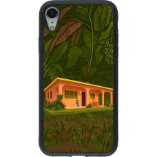 iPhone XR Case Hülle - Silikon schwarz Benitos house DTMF