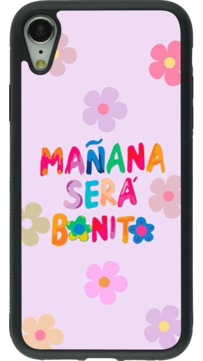 iPhone XR Case Hülle - Silikon schwarz Karol G Manana sera bonito