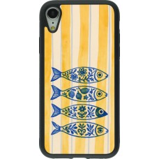 iPhone XR Case Hülle - Silikon schwarz Portuguese fish 2026