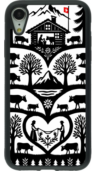 iPhone XR Case Hülle - Silikon schwarz Poya Schweiz 2