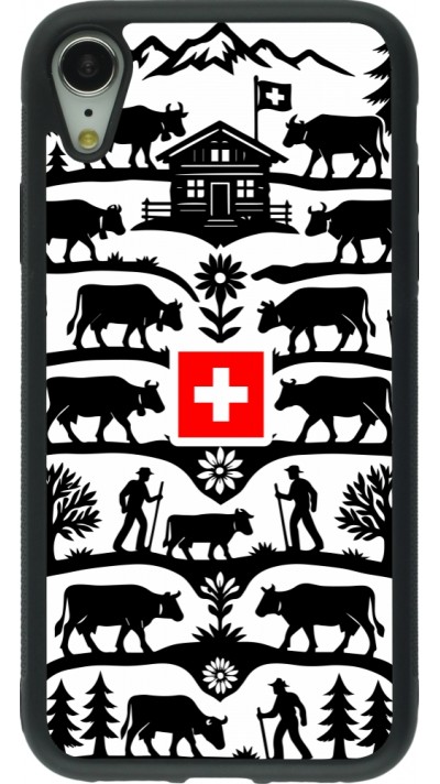 iPhone XR Case Hülle - Silikon schwarz Poya Schweiz 3