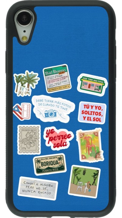 iPhone XR Case Hülle - Silikon schwarz Seals of the Dominican Republic DTMF