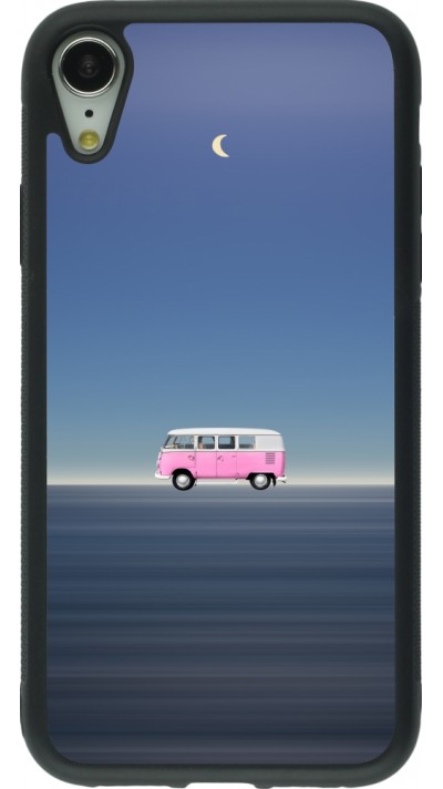 iPhone XR Case Hülle - Silikon schwarz Spring 23 pink bus