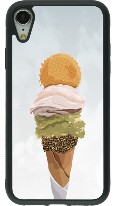 iPhone XR Case Hülle - Silikon schwarz Summer 2025 Cornet