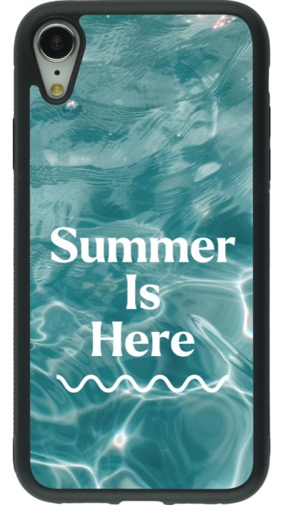 iPhone XR Case Hülle - Silikon schwarz Summer 2025 Summer is here