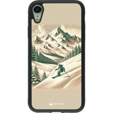 iPhone XR Case Hülle - Silikon schwarz Vintage Skiberg