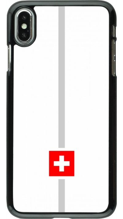 iPhone Xs Max Case Hülle - Kanton CH weiss