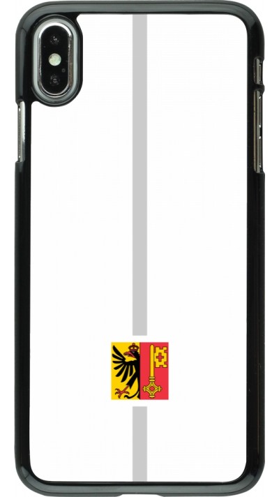 iPhone Xs Max Case Hülle - Kanton GE weiss
