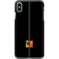 iPhone Xs Max Case Hülle - Kanton GE schwarz