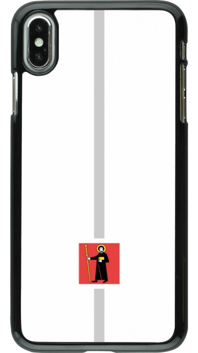 iPhone Xs Max Case Hülle - Kanton GL weiss