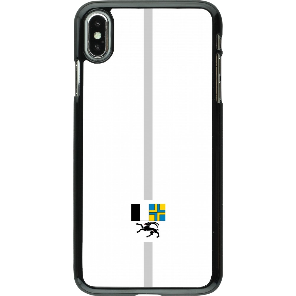 iPhone Xs Max Case Hülle - Kanton GR weiss