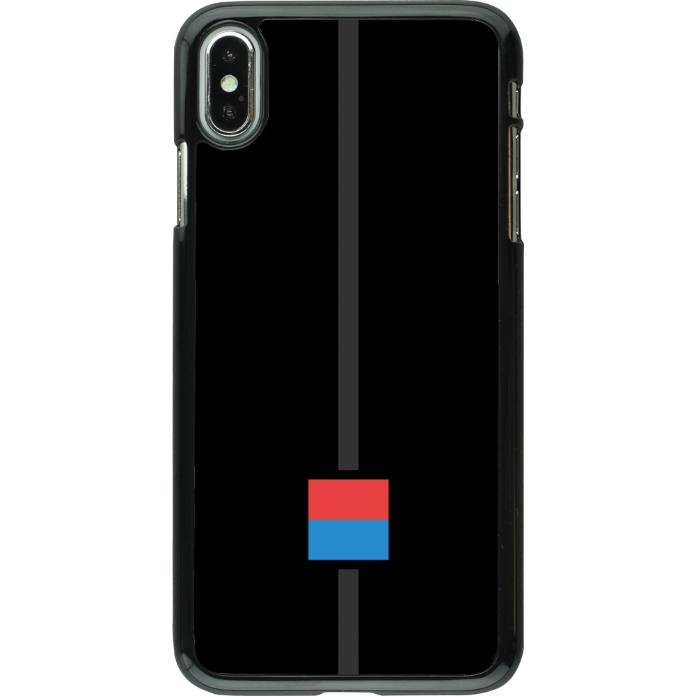iPhone Xs Max Case Hülle - Kanton TI schwarz