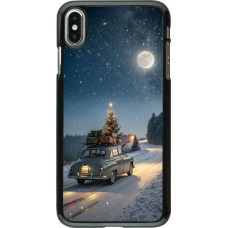 iPhone Xs Max Case Hülle - Christmas 25 Car with Tree Xmas