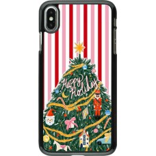 iPhone Xs Max Case Hülle - Christmas 25 Happy Holiday