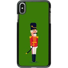 iPhone Xs Max Case Hülle - Christmas 25 Nutcracker Green
