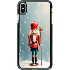 iPhone Xs Max Case Hülle - Christmas 25 Nutcracker Snow