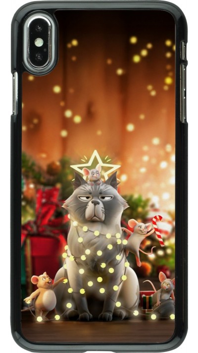 Coque iPhone Xs Max - Christmas 25 Xmas Cat