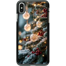 iPhone Xs Max Case Hülle - Christmas 25 Xmas Decorated Tree