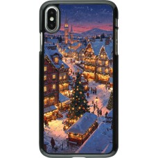 iPhone Xs Max Case Hülle - Christmas 25 Xmas Village