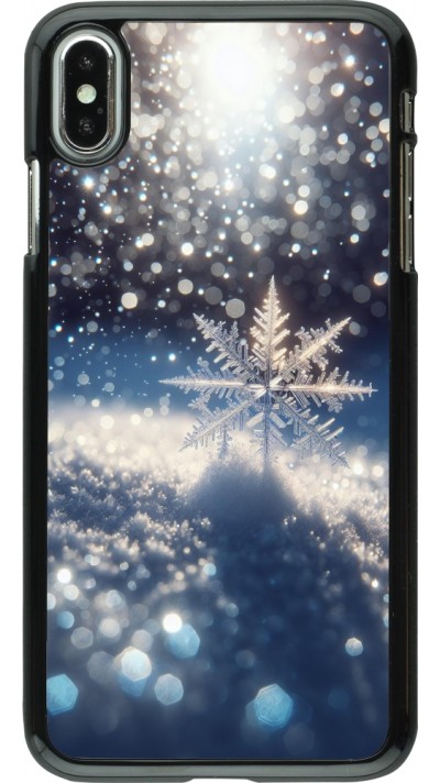 iPhone Xs Max Case Hülle - Schneeflocke Solar Glanz iPhone Xs Max Case Hülle - Schneeflocke Solar Glanz