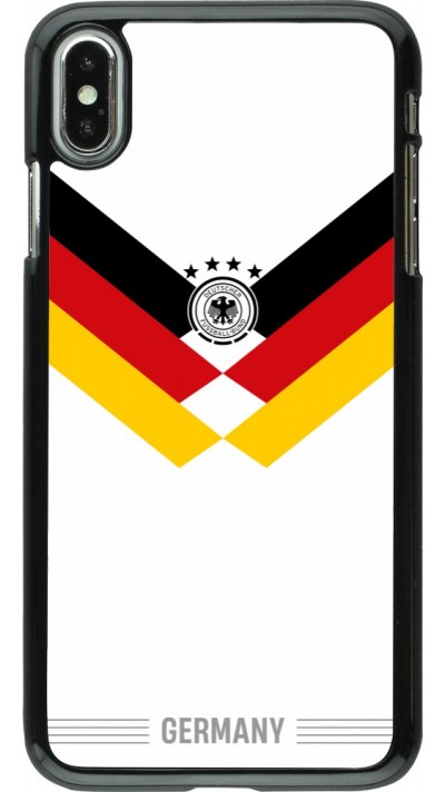 Coque iPhone Xs Max - Maillot de football Allemagne 2026 personnalisable