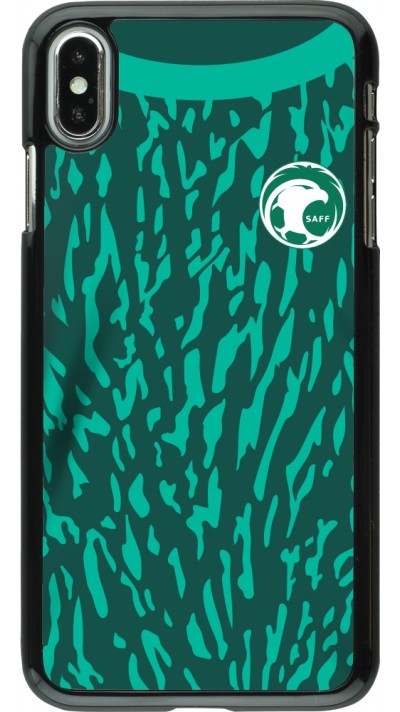 iPhone Xs Max Case Hülle - Saudi-Arabien 2022 personalisierbares Fussballtrikot iPhone Xs Max Case Hülle - Saudi-Arabien 2022 personalisierbares Fussballtrikot