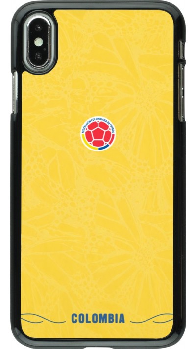 Coque iPhone Xs Max - Maillot de football Colombie 2026 personnalisable