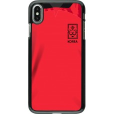iPhone Xs Max Case Hülle - Südkorea 2022 personalisierbares Fussballtrikot