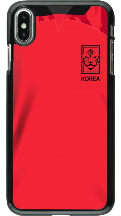 iPhone Xs Max Case Hülle - Südkorea 2022 personalisierbares Fussballtrikot iPhone Xs Max Case Hülle - Südkorea 2022 personalisierbares Fussballtrikot