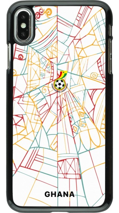 Coque iPhone Xs Max - Maillot de football Ghana 2026 personnalisable