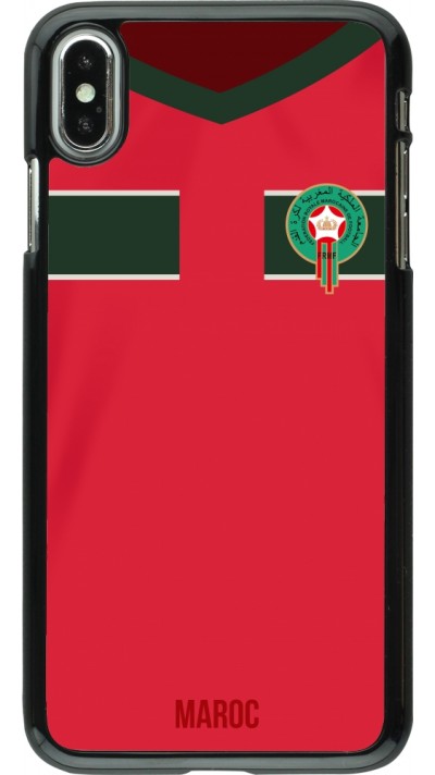 iPhone Xs Max Case Hülle - Marokko 2022 personalisierbares Fussballtrikot iPhone Xs Max Case Hülle - Marokko 2022 personalisierbares Fussballtrikot