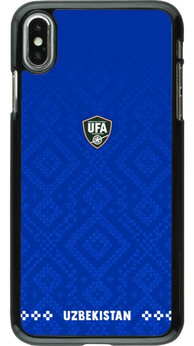 Coque iPhone Xs Max - Maillot de football Ouzbékistan 2026 personnalisable