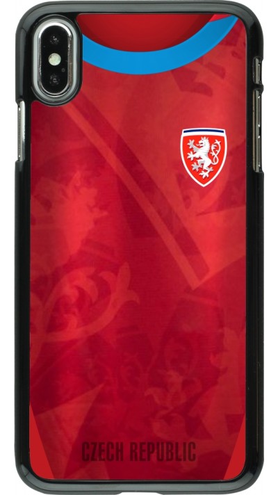 iPhone Xs Max Case Hülle - Tschechische Republik personalisierbares Fussballtrikot iPhone Xs Max Case Hülle - Tschechische Republik personalisierbares Fussballtrikot