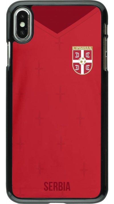 iPhone Xs Max Case Hülle - Serbien 2022 personalisierbares Fussballtrikot iPhone Xs Max Case Hülle - Serbien 2022 personalisierbares Fussballtrikot