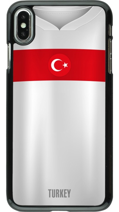iPhone Xs Max Case Hülle - Türkei personalisierbares Fussballtrikot iPhone Xs Max Case Hülle - Türkei personalisierbares Fussballtrikot
