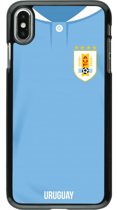 iPhone Xs Max Case Hülle - Uruguay 2022 personalisierbares Fussballtrikot iPhone Xs Max Case Hülle - Uruguay 2022 personalisierbares Fussballtrikot