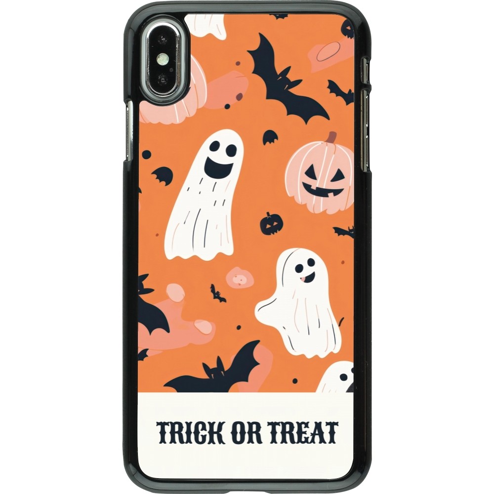 iPhone Xs Max Case Hülle - Halloween 2025 Trick treat
