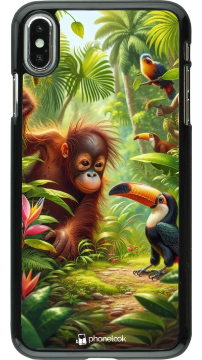 iPhone Xs Max Case Hülle - Tropischer Dschungel Tayrona iPhone Xs Max Case Hülle - Tropischer Dschungel Tayrona