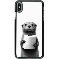 iPhone Xs Max Case Hülle - Otter Toilettenpapier