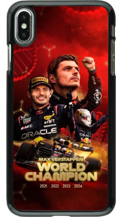 iPhone Xs Max Case Hülle - Max Verstappen Champion 2023 iPhone Xs Max Case Hülle - Max Verstappen Champion 2023