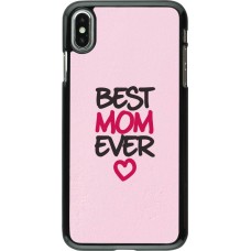 iPhone Xs Max Case Hülle - Mom 2023 best Mom ever pink