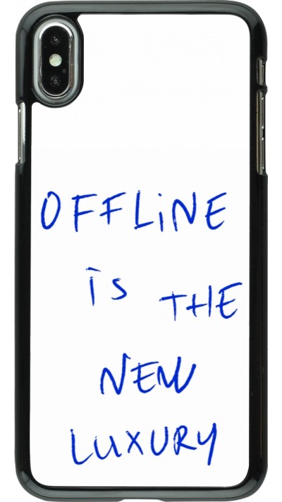 iPhone Xs Max Case Hülle - Offline is the new luxury