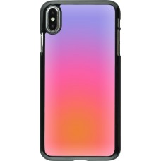 iPhone Xs Max Case Hülle - Orange Pink Blue Gradient
