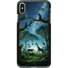 iPhone Xs Max Case Hülle - Paradies der exotischen Tiere