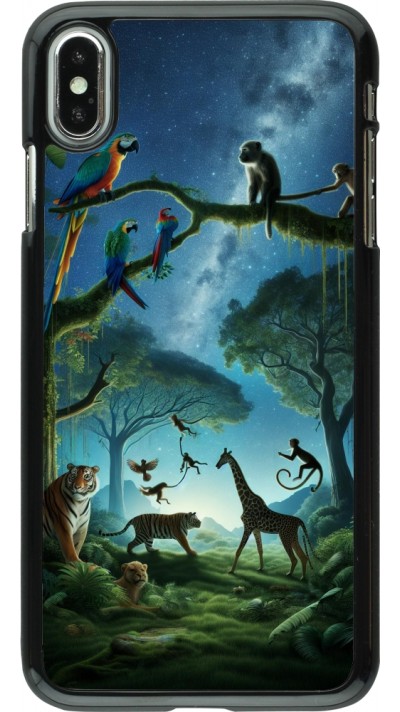iPhone Xs Max Case Hülle - Paradies der exotischen Tiere iPhone Xs Max Case Hülle - Paradies der exotischen Tiere